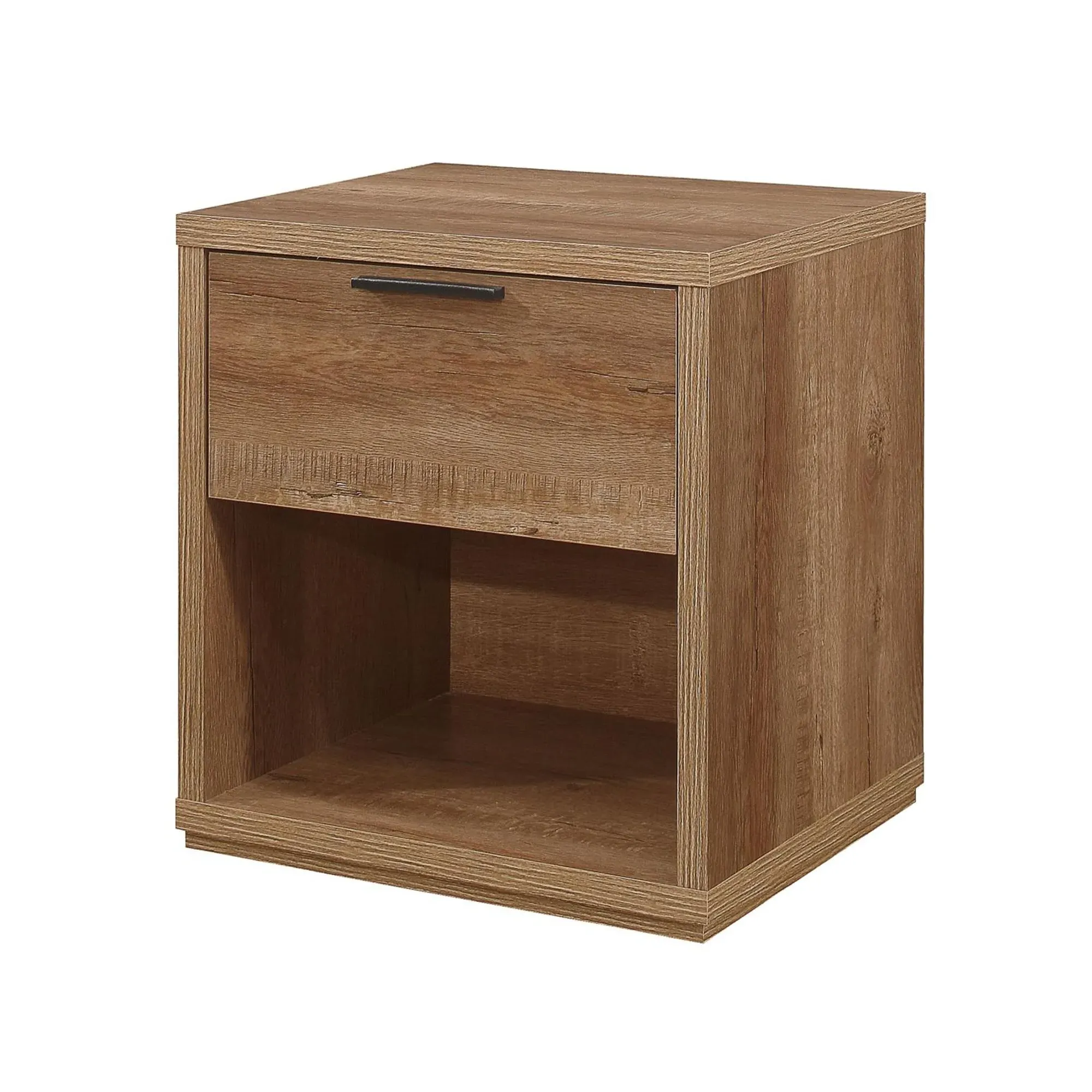 Stockwell Bedside Cabinet - Rustic Oak