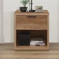 Stockwell Bedside Cabinet - Rustic Oak