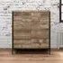 Urban 12 Drawer Chest - Rustic, Wood Effect