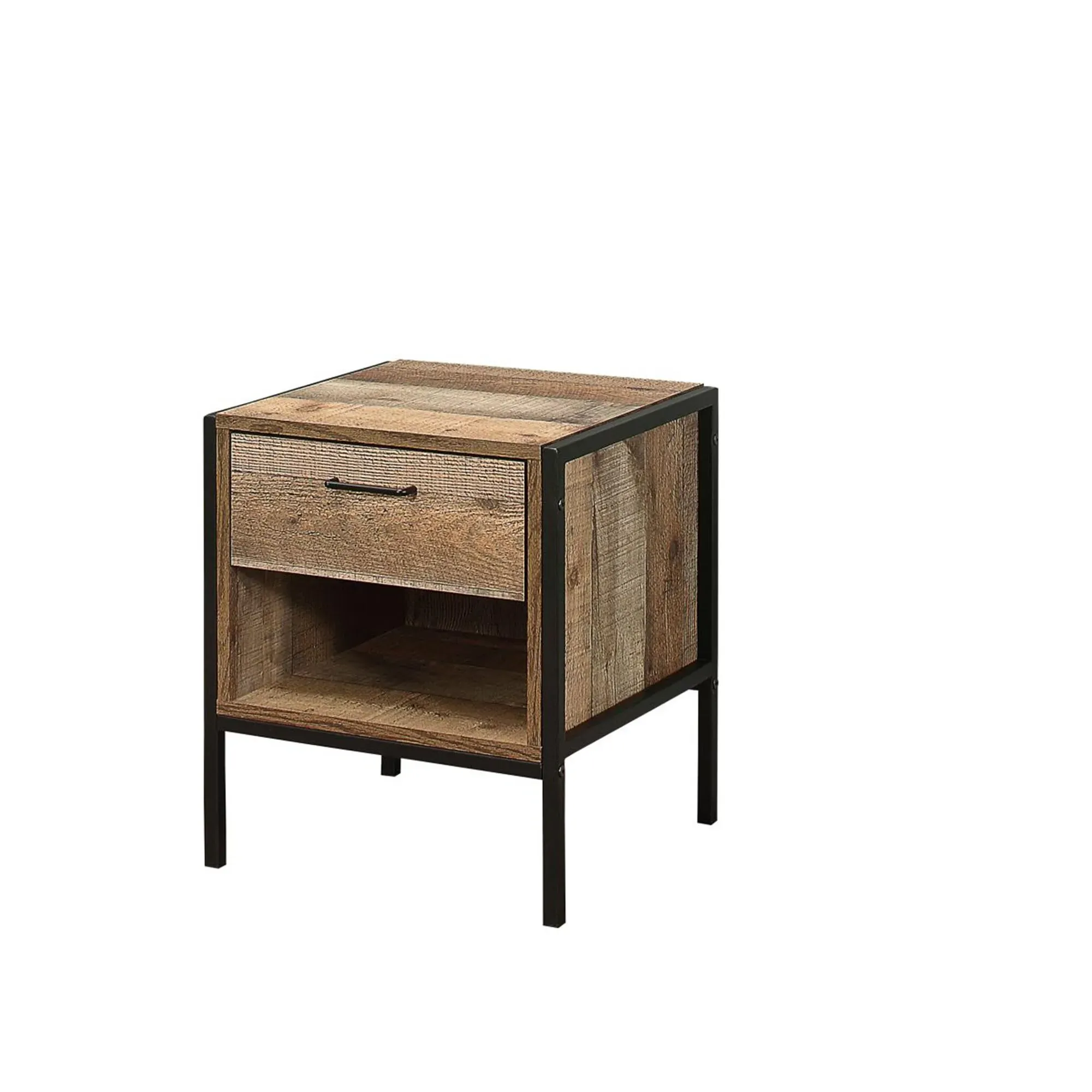 Urban Bedside Cabinet 1 Drawer - Rustic
