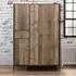 Urban Industrial 4 Door Wardrobe - Rustic
