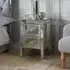 Valencia 2 Drawer Bedside Cabinet - Mirrored