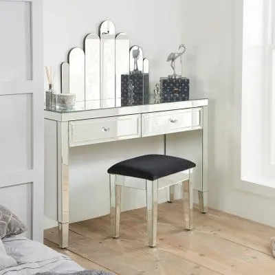 Valencia 2 Drawer Console Table - Mirrored