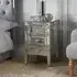 Valencia 3 Drawer Bedside Cabinet - Mirrored