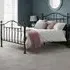Victoria Metal Bed Frame - Black Nickel