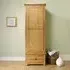 Woburn 1 Door Wardrobe - Rustic, Oak