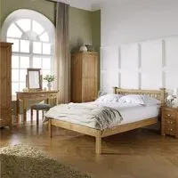 Woburn Bed Frame - Rustic, Oak
