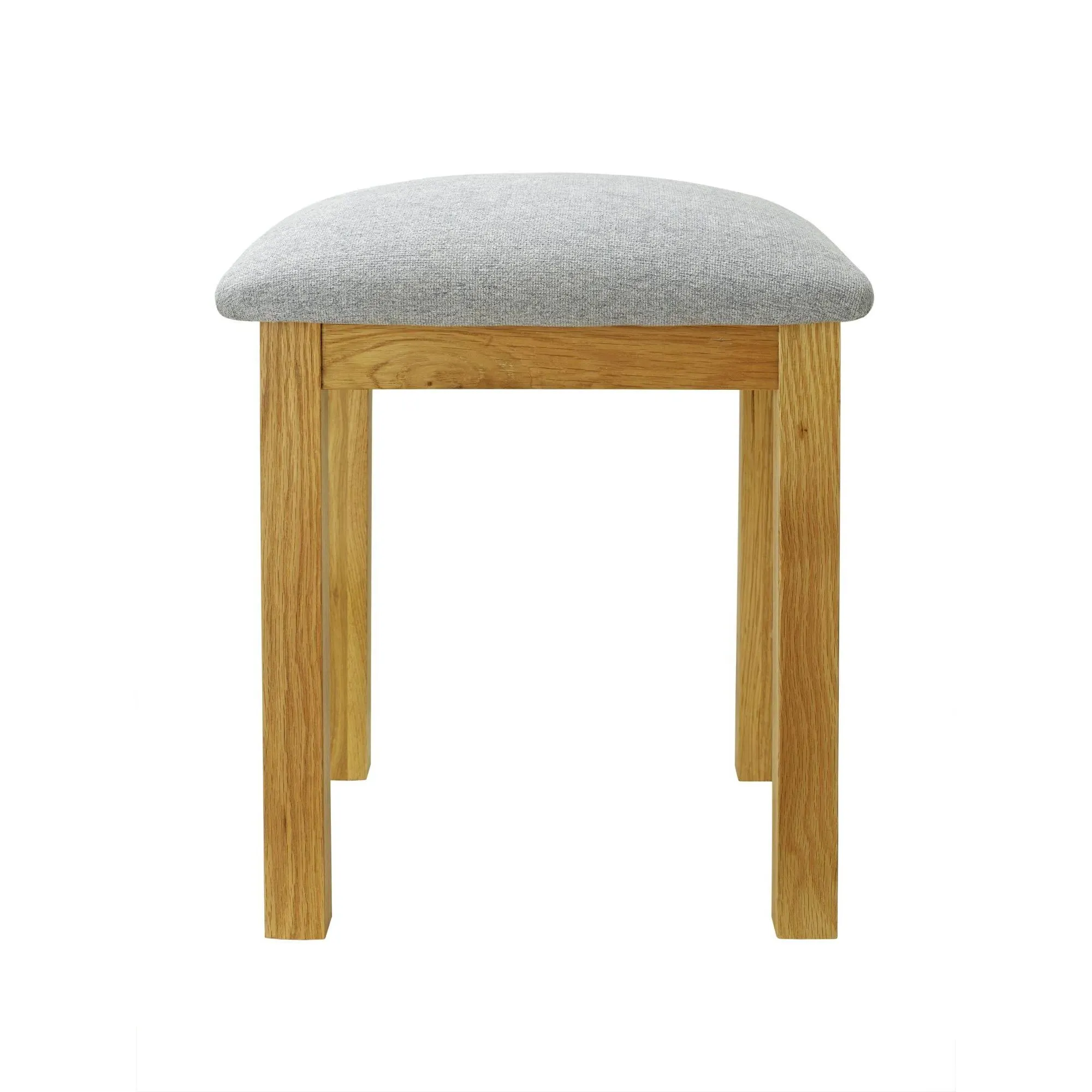 Woburn Padded Dressing Stool - Rustic, Oak