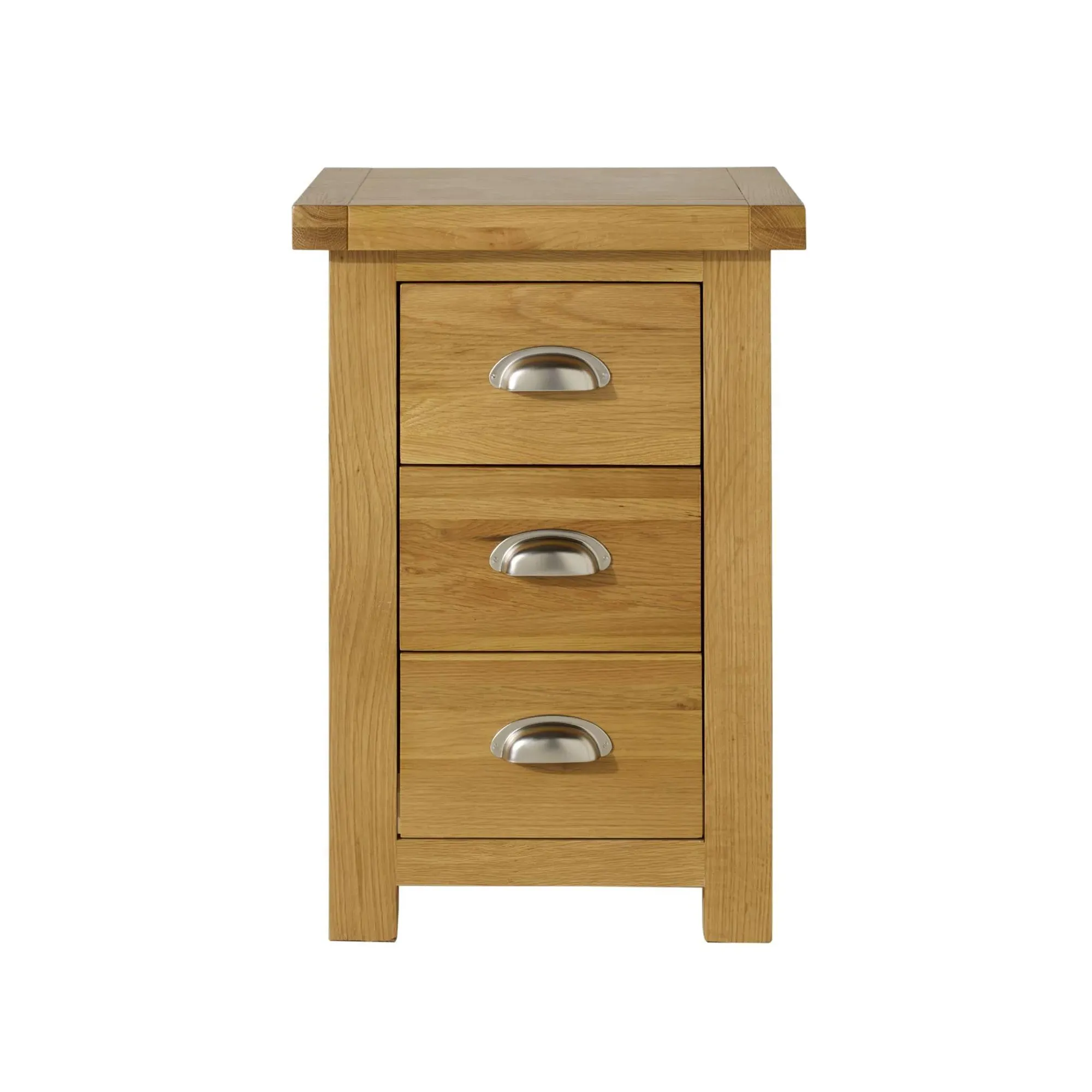 Woburn Tall Bedside Cabinet - Rustic, Oak