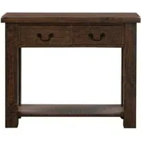 2 Drawer Console Table - Reclaimed Pine