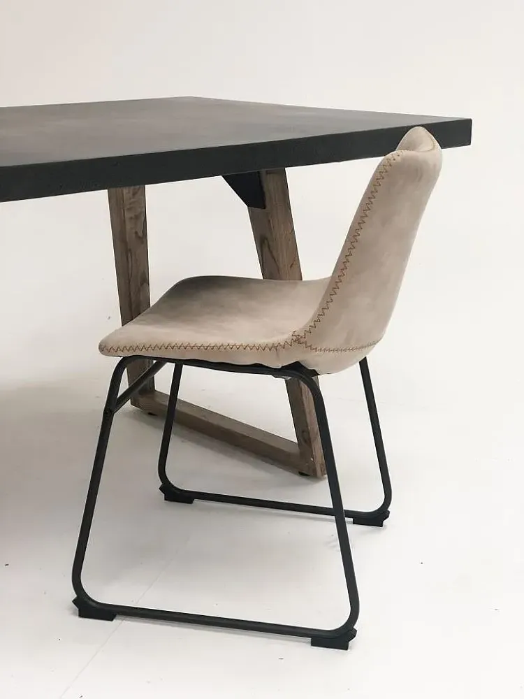 6 Seater Dining Table - Concrete Top