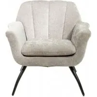 Amalfi Accent Chair - Grey, Chenille