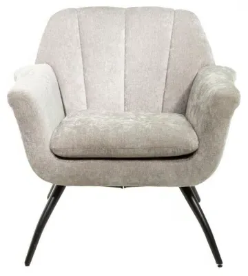 Amalfi Accent Chair - Grey, Chenille