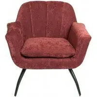 Amalfi Accent Chair - Pink, Chenille