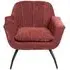 Amalfi Accent Chair - Pink, Chenille