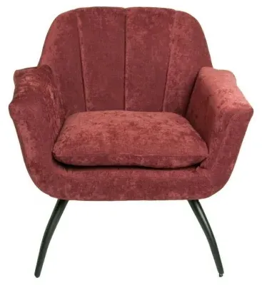 Amalfi Accent Chair - Pink, Chenille