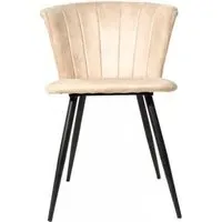 Amalfi Dining Chair - Natural Fabric