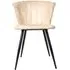 Amalfi Dining Chair - Natural Fabric