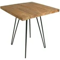 Belfort Teak Dining Table - Black