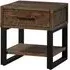 Bengal 1 Drawer Lamp Table - Reclaimed Pine