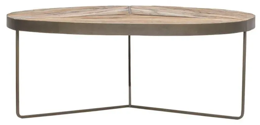 Boatwood Large Round Coffee Table