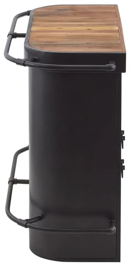 Boatwood Small Bar Counter - Rustic