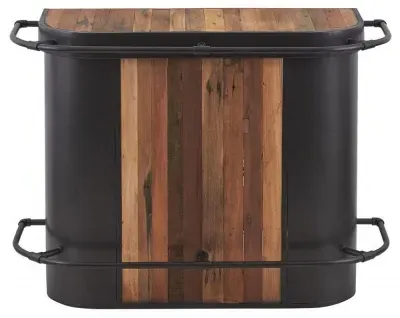 Boatwood Small Bar Counter - Rustic image