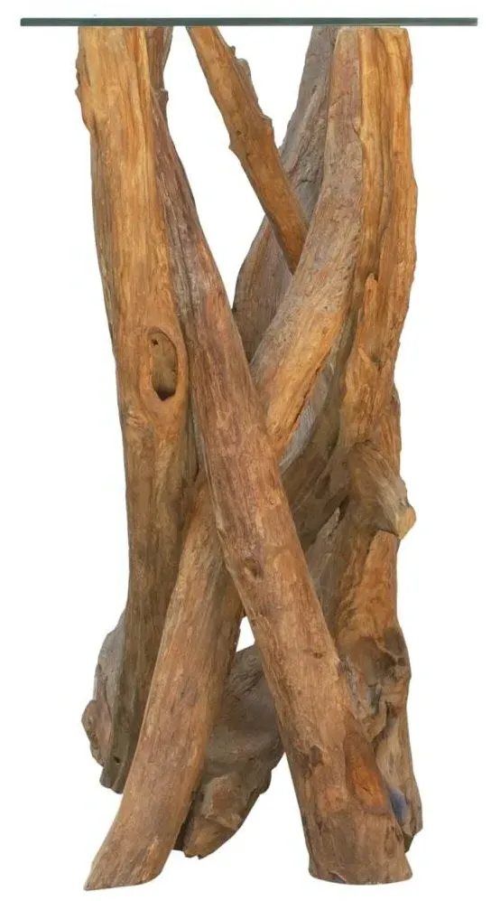 Branchwood Console Table - Glass Top