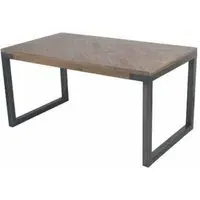 Chevron 4 Seater Dining Table - Natural, Mango Wood