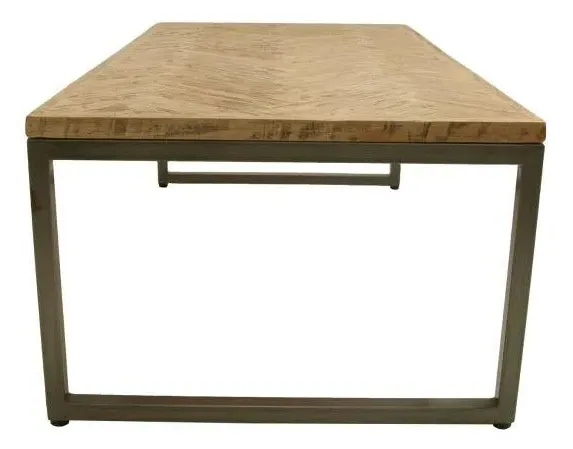 Chevron Coffee Table - Natural, Mango Wood