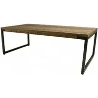 Chevron Coffee Table - Natural, Mango Wood
