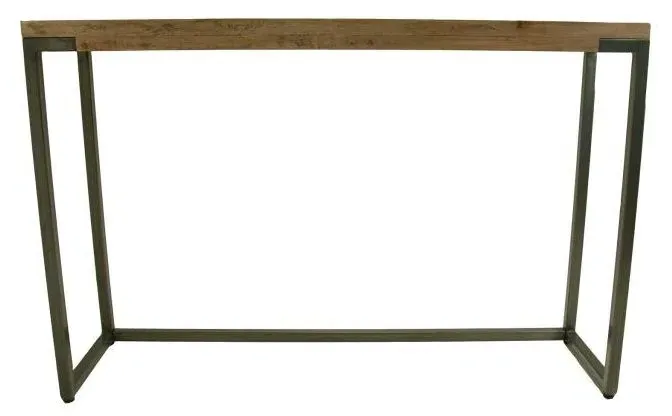 Chevron Console Table - Natural, Mango Wood