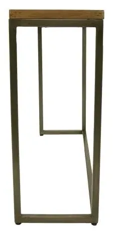 Chevron Console Table - Natural, Mango Wood