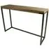 Chevron Console Table - Natural, Mango Wood