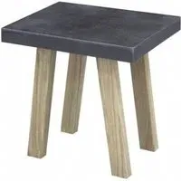 Concrete Top Lamp Table