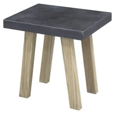 Concrete Top Lamp Table image