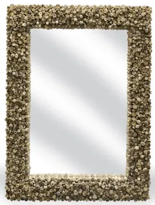 Driftwood Large Wall Mirror - Weathered image