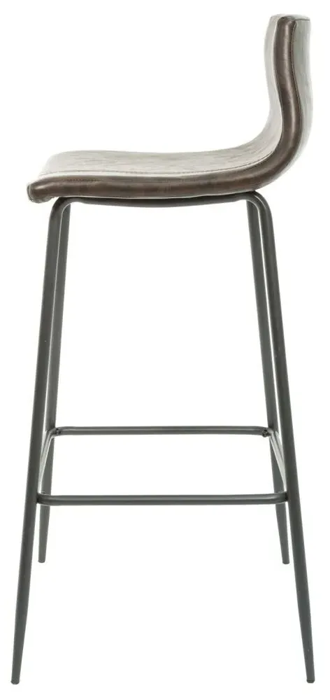 Erlangen Barstool Set of 2 - Chestnut, Vintage Leather