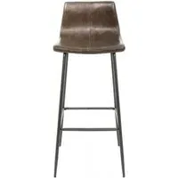 Erlangen Barstool Set of 2 - Chestnut, Vintage Leather