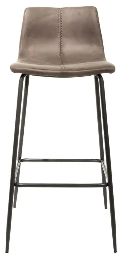 Erlangen Barstool Set of 2 - Mussel Grey, Fabric