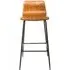 Erlangen Barstool Set of 2 - Tan, Vintage Leather