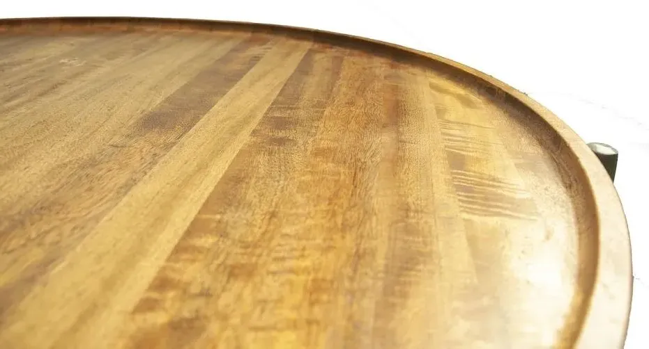 Evansville Round Coffee Table - Mango Wood