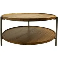 Evansville Round Coffee Table - Mango Wood
