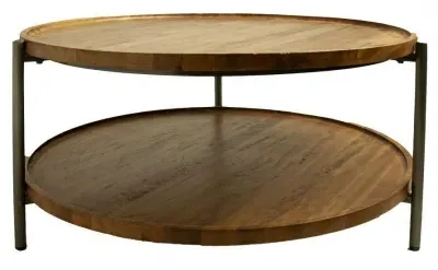 Evansville Round Coffee Table - Mango Wood image