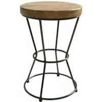 Evansville Round Stool - Mango Wood