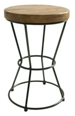 Evansville Round Stool - Mango Wood image