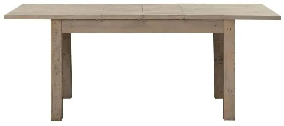 Extending Dining Table - Washed Grey, Reclaimed Pine