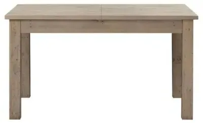 Extending Dining Table - Washed Grey, Reclaimed Pine image