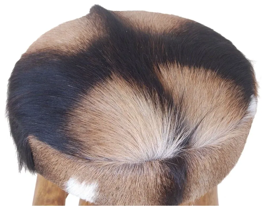 Frankfort Tall Kitchen Stool - Goat Skin