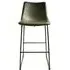 Fremont Barstool Set of 2 - Grey, Leather